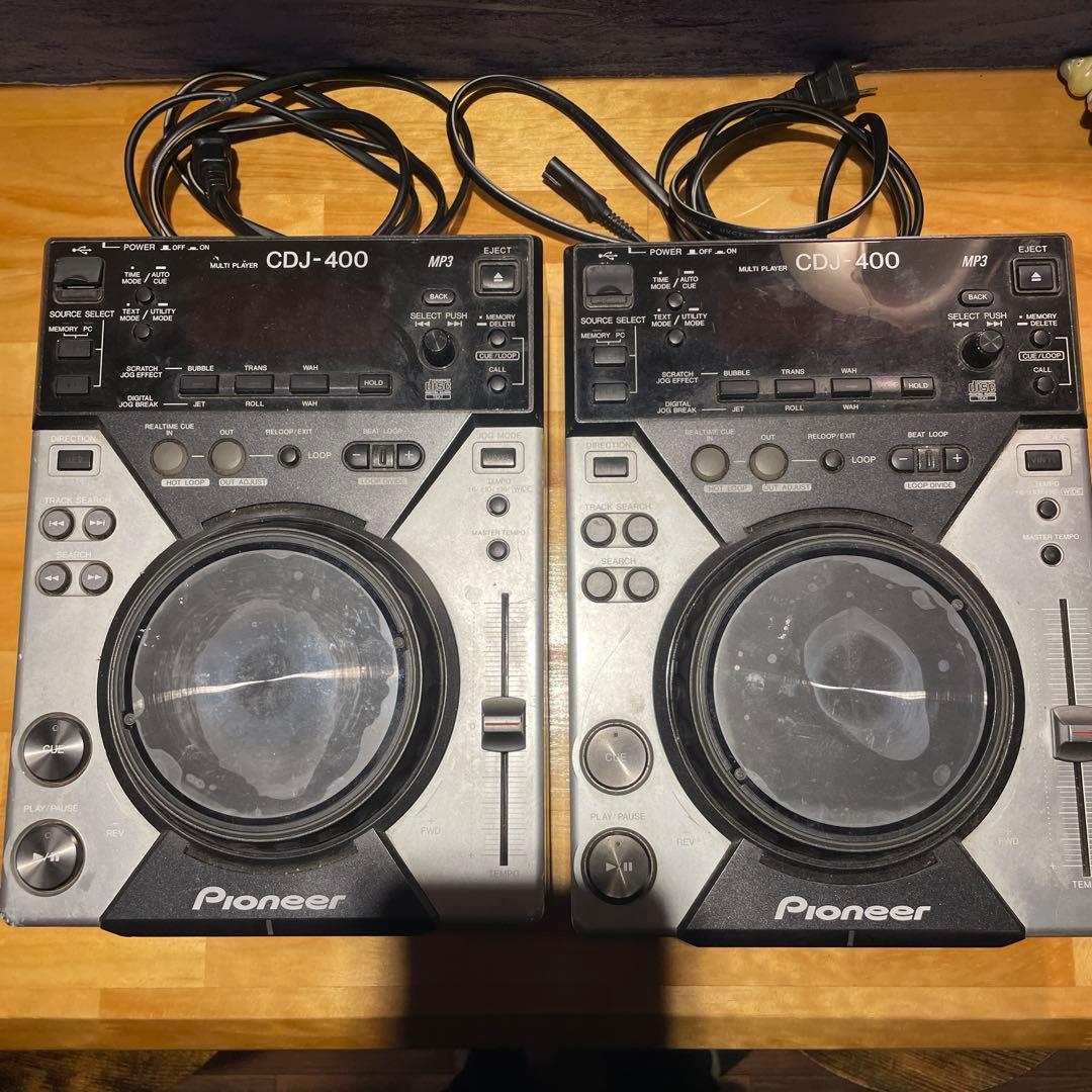Pioneer CDJ-400 DJ機材 2台セット 中古品】PIONEER/CDJ/CDJ-400 -DJ機材アナログレコード専門店OTAIRECORD