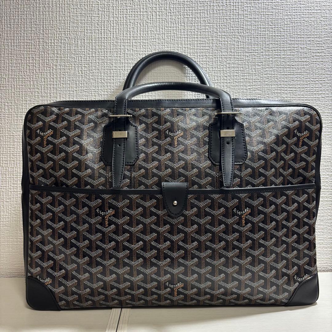 GOYARD ゴヤール アンバサードMM ブラック ビジネス バッグ