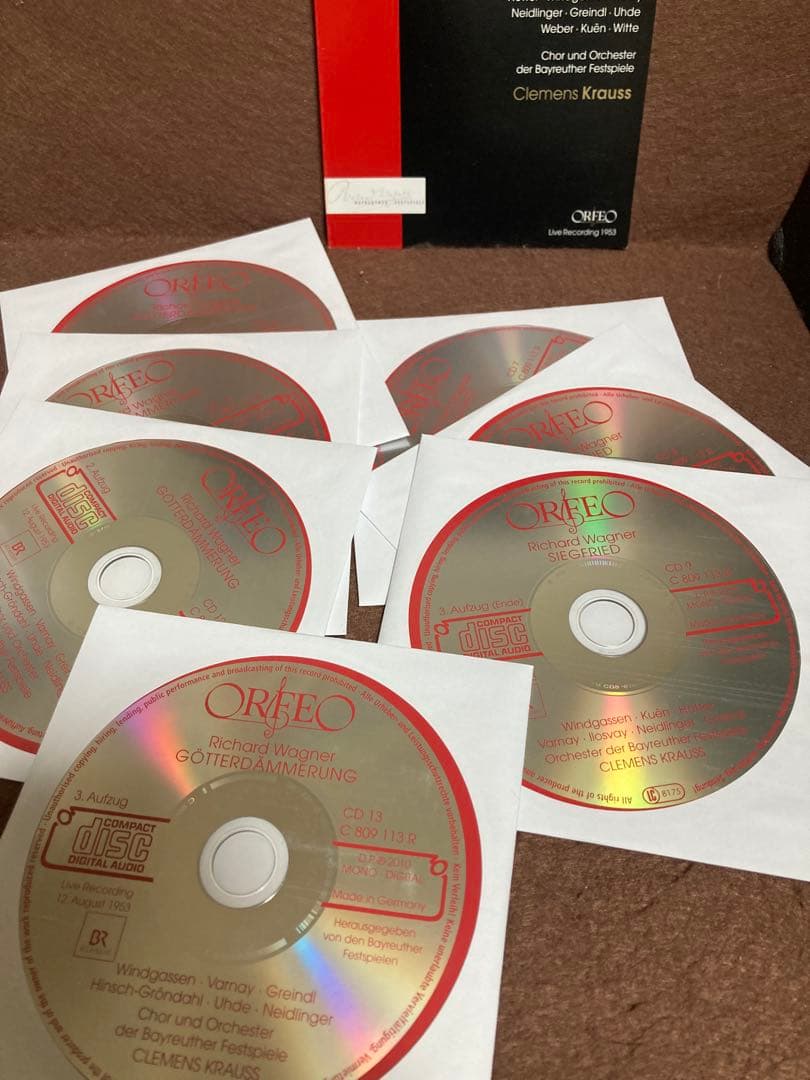【CD未使用】ワーグナー: 楽劇《ニーベルングの指環》（13CD）クラウス指揮