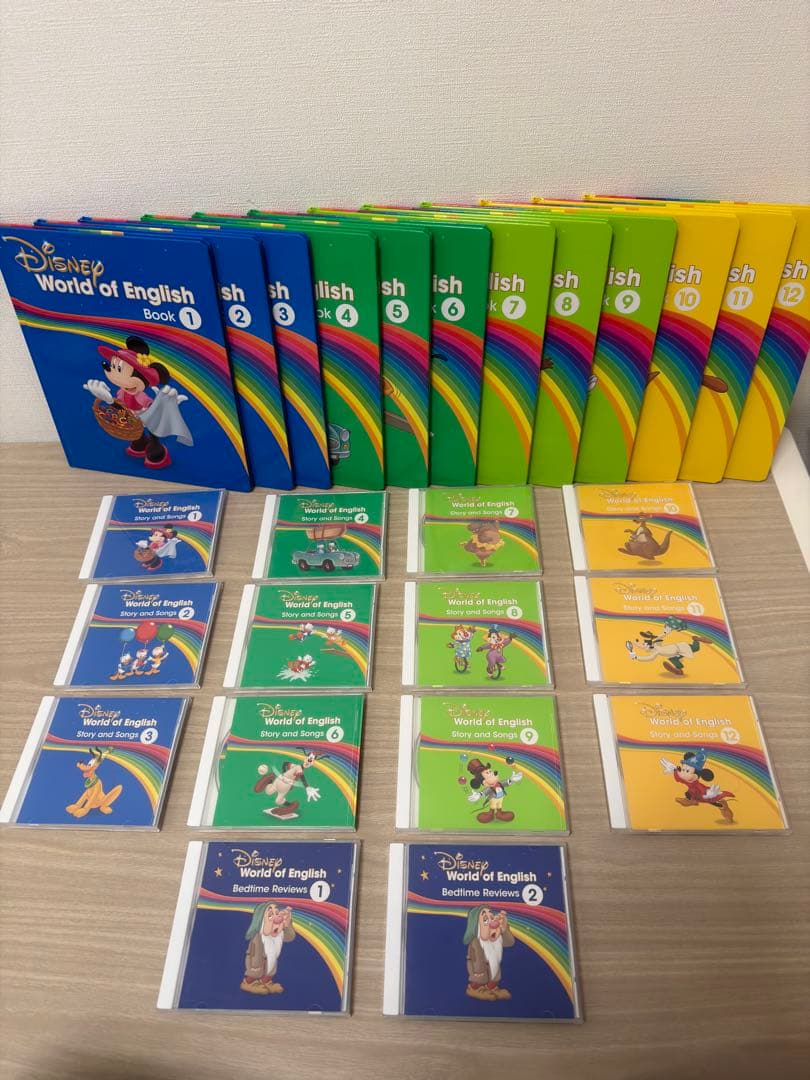 DWE Books12冊 Story and Songs CD12枚(中古)