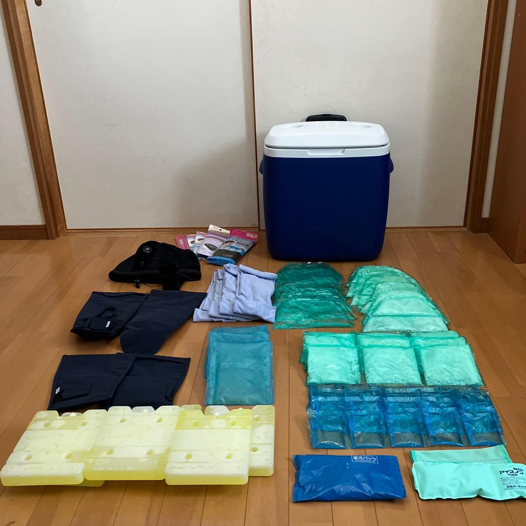 愛帽　頭皮冷却用帽子 (4時間分) & ナビスアズワン　指先フローズングローブ