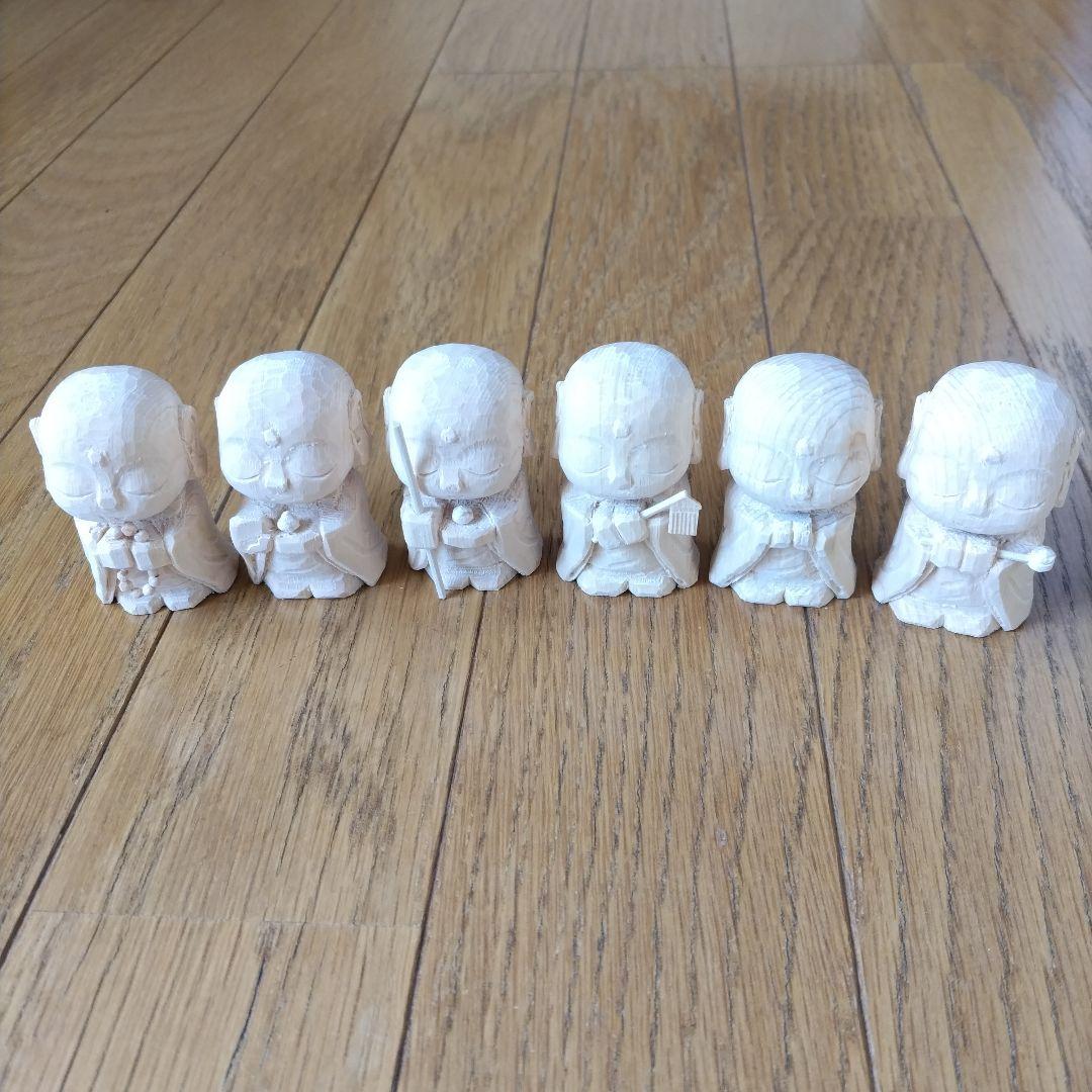 小さな木彫りの六地蔵さま 小さなお地蔵さま | 木彫り広場