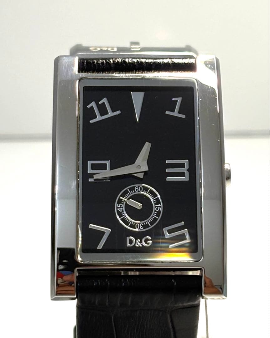 新品電池】D&G ドルチェ&ガッバーナ スクエア メンズ腕時計 - メルカリ