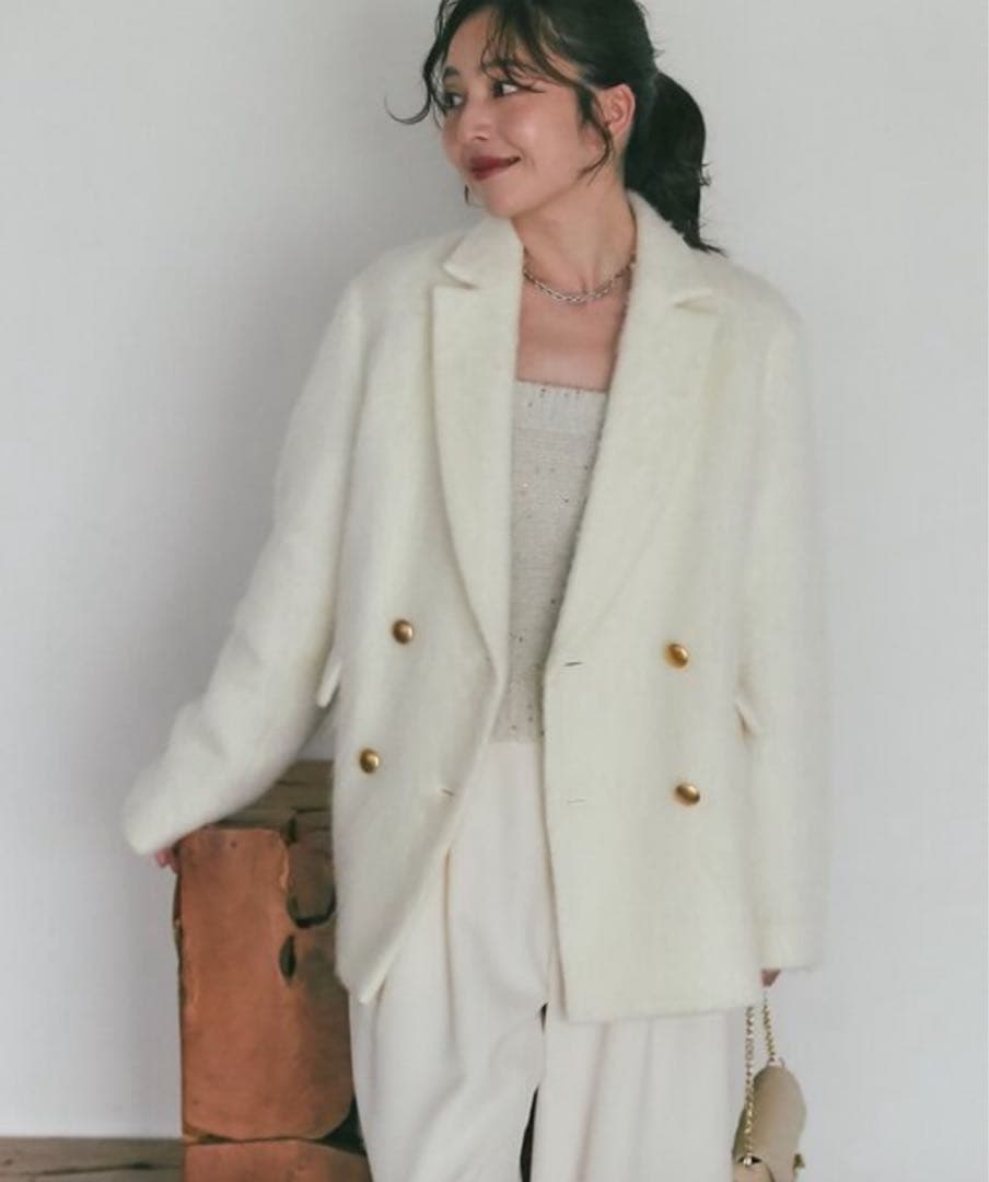 ヘアリーシャギージャケット　ラブティックボンボン