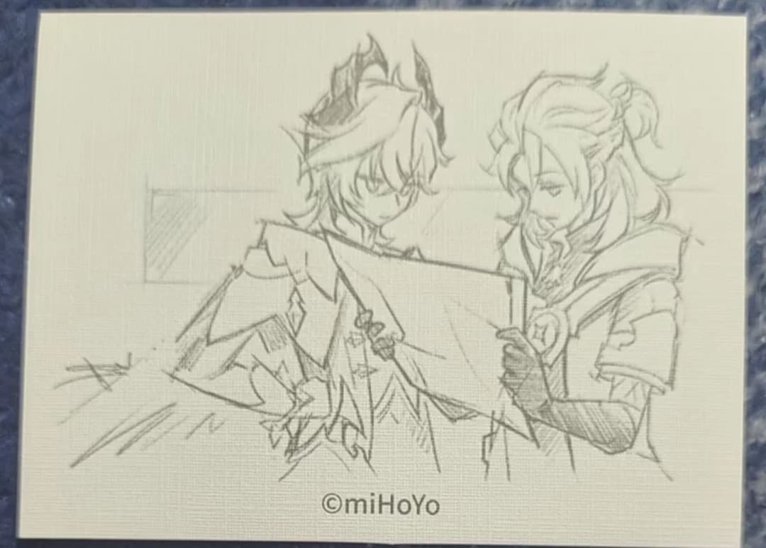 原神fes フェス　2026 ステッカー　特典　ドゥリン　アルベド