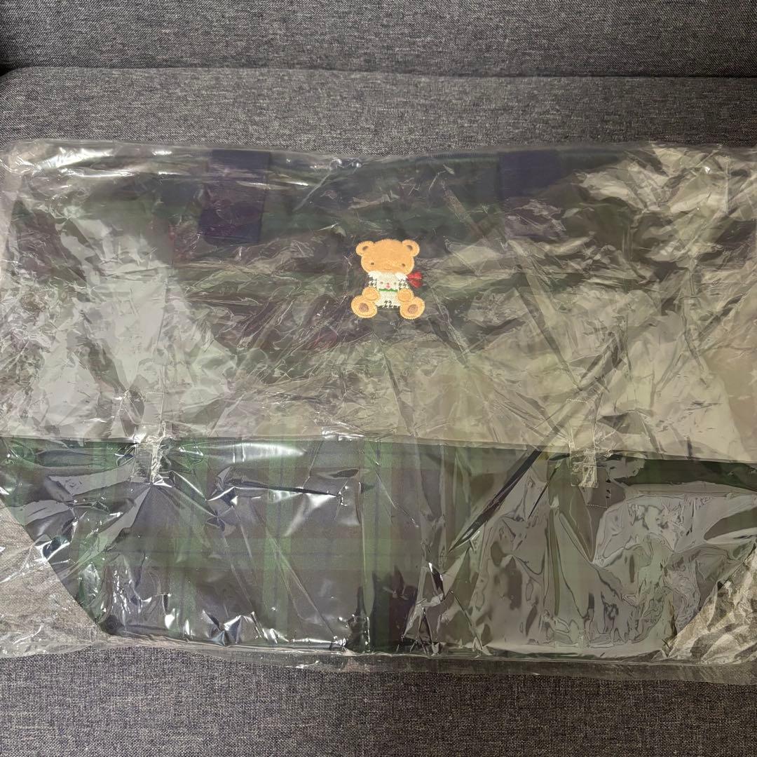 新品未使用 familiar ファミリア ブラックウォッチ マザーズバック