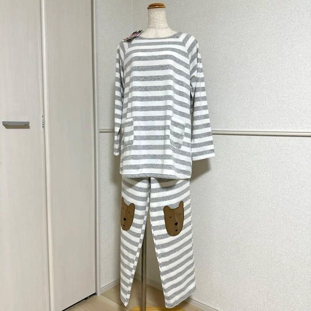 新品未使用タグ付　ワコール　マタノアツコ　ワンコのふんわり暖か裏起毛パジャマM