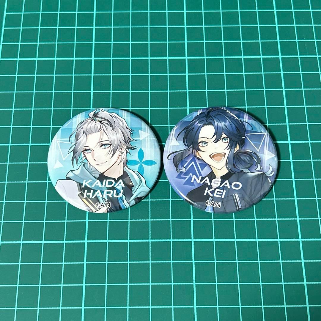 VΔLZ 2周年 缶バッジ(甲斐田晴・長尾景) 計2点 - メルカリ