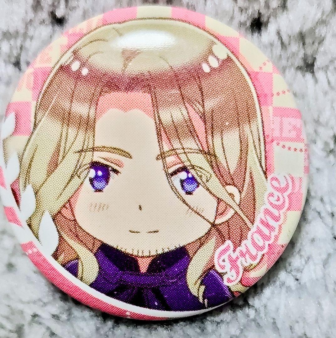 ヘタリア フランス キャラクター缶バッジ - メルカリ