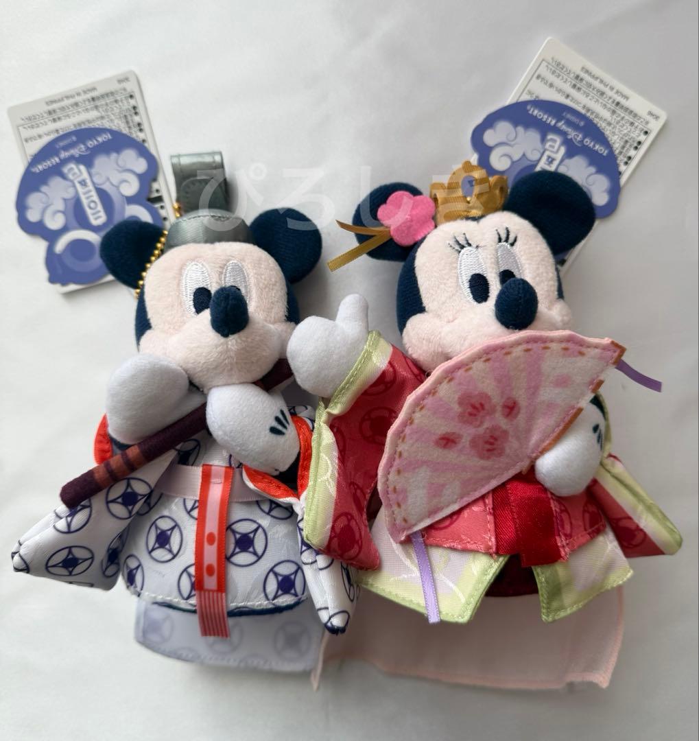 東京ディズニーリゾート 2025 お正月 ミッキー&ミニー ぬいぐるみ