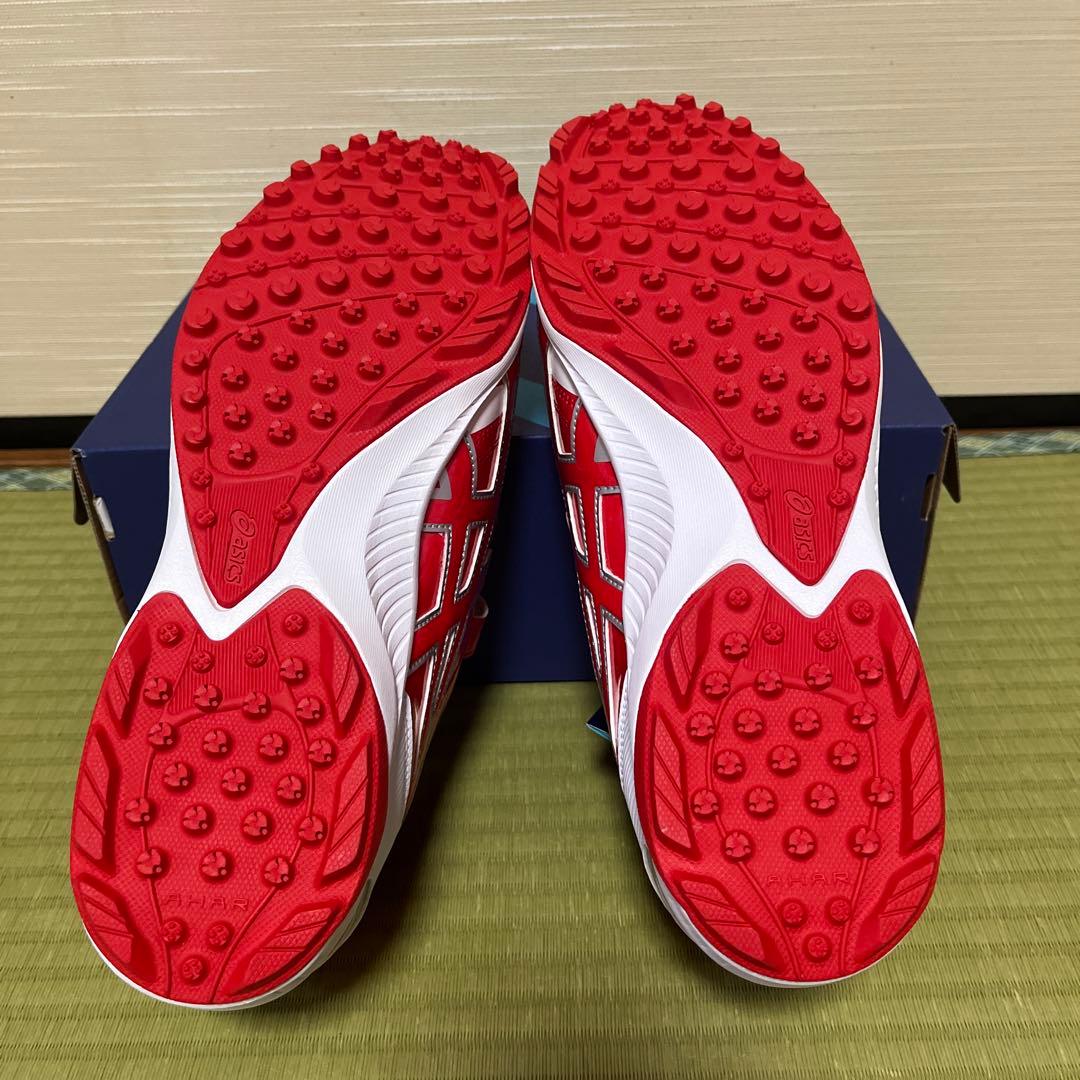 asicsベースボール　トレーニングシューズ 28.5cm レッド