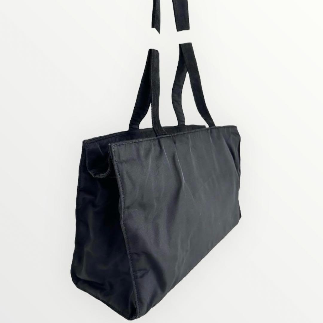 PRADA】テスート ポコノ ナイロン ビーズロゴ トート ショルダーバッグ