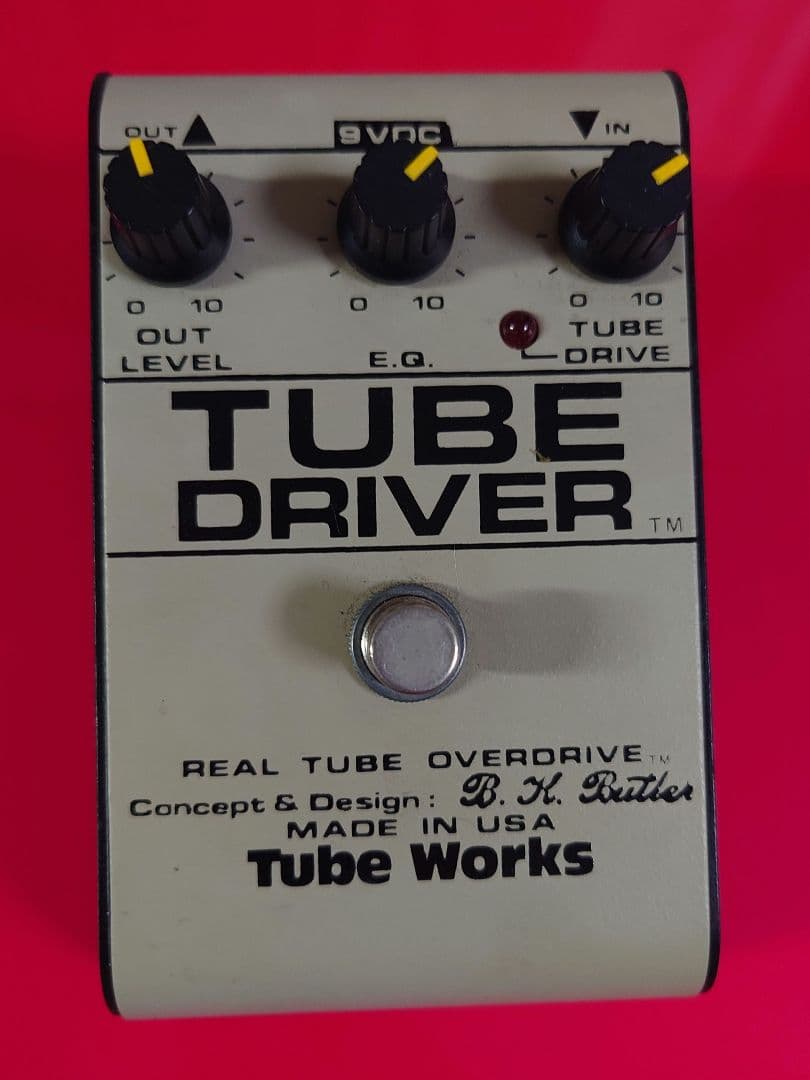 TUBE D (3ノブ) TUBE WORKSオーバードライブ Yahoo!オークション -「tube真空管」(オーバードライブ) (エフェクター