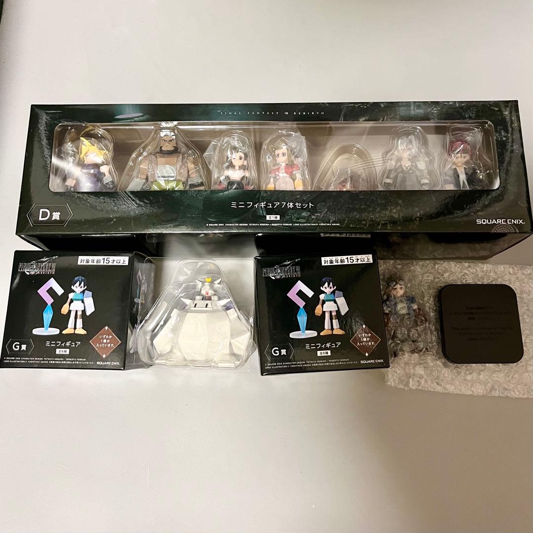 FF7 REBIRTH くじ ミニフィギュアセット + 2体 FF7リバース発売記念くじ』が“e-STOREくじ”に4/3より登場。クラウド
