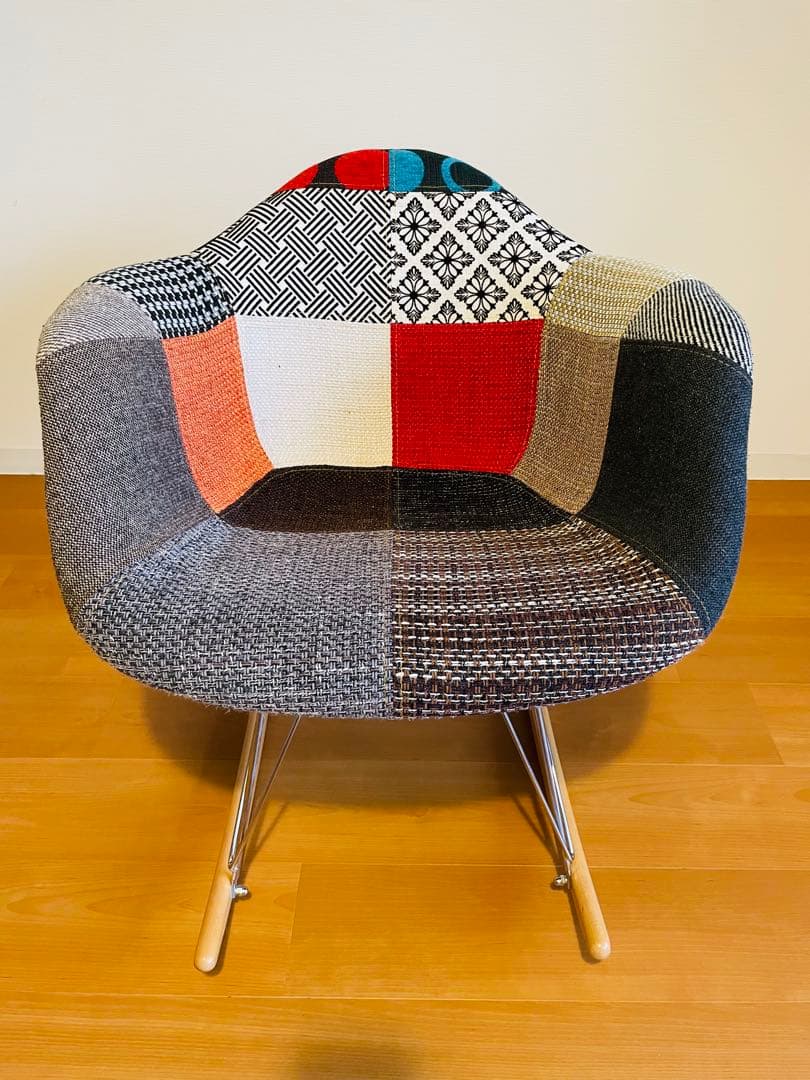 【1月20日まで】イームズ　パッチワーク　ロッキングチェア