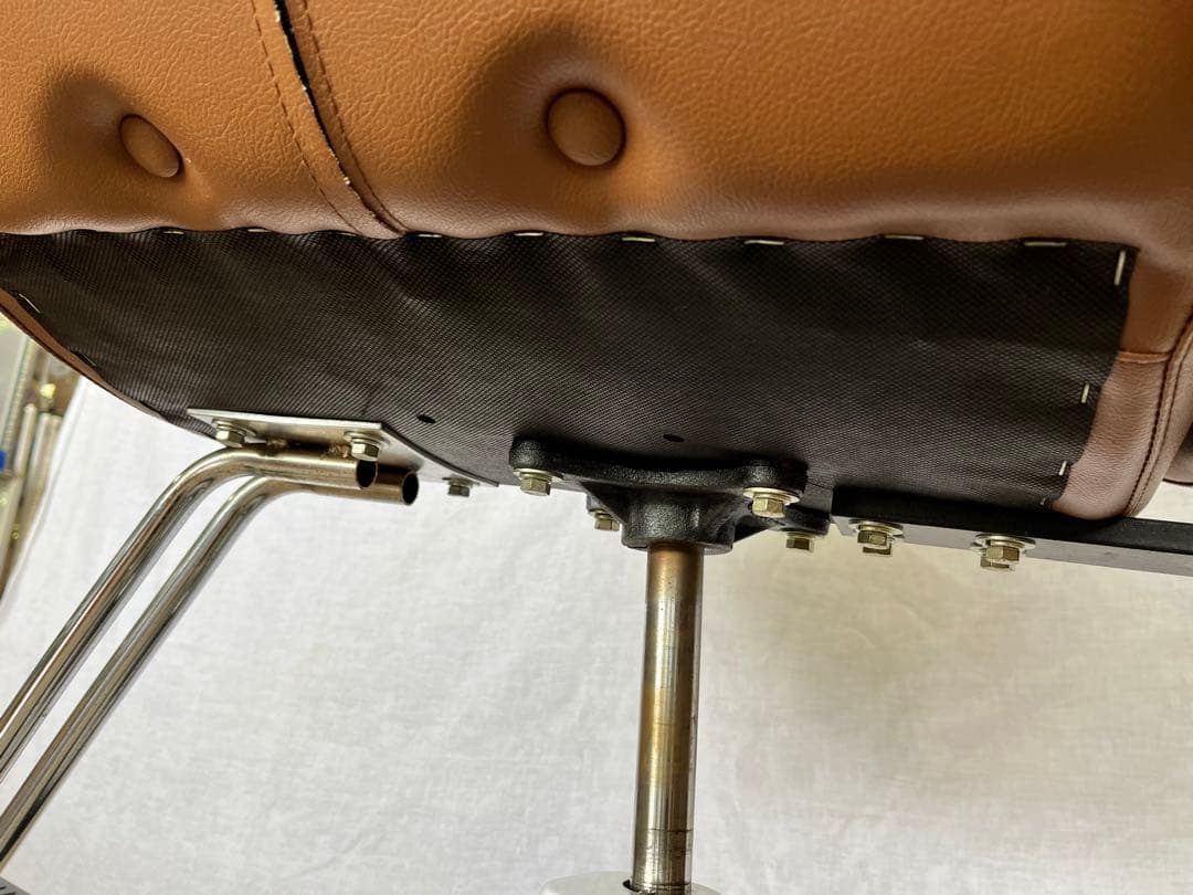 アンティーク】美容院 理容室 スタイリングチェア 油圧式 バーバーチェア