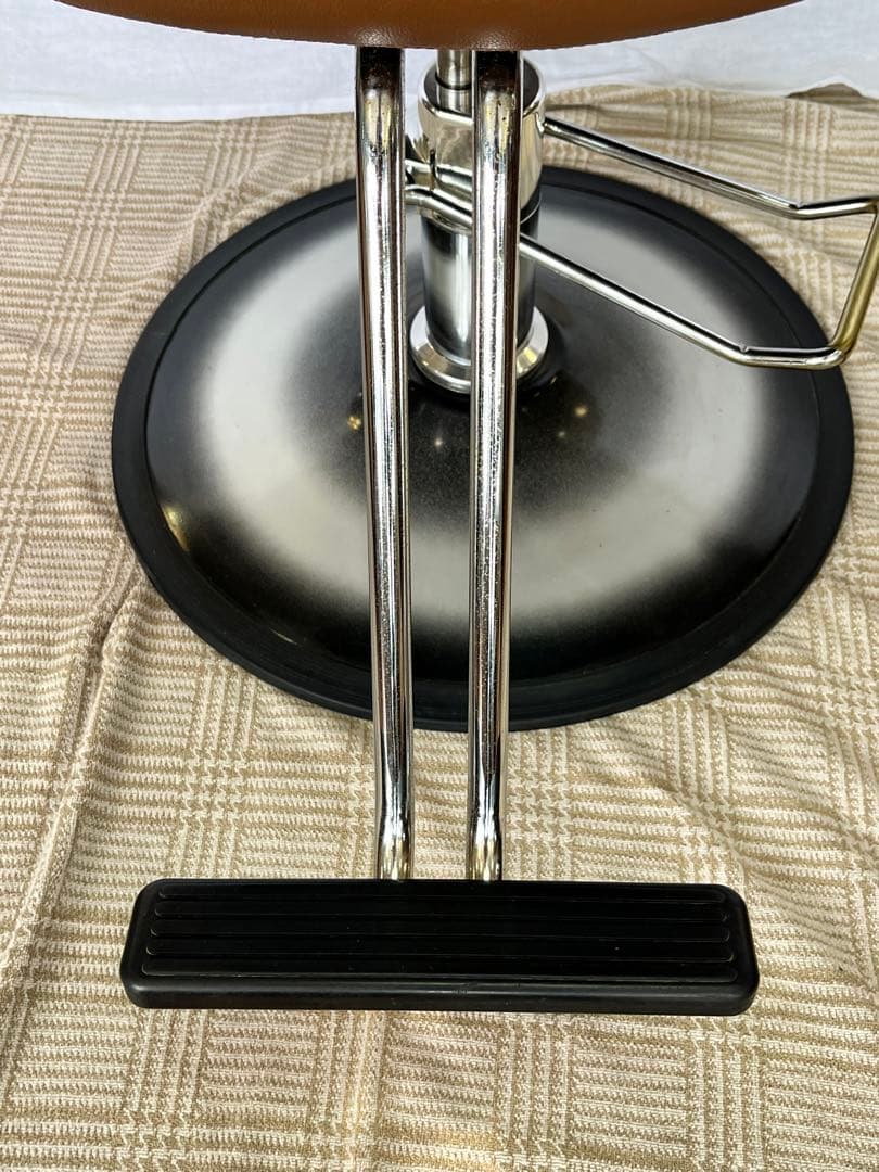 アンティーク】美容院 理容室 スタイリングチェア 油圧式 バーバーチェア