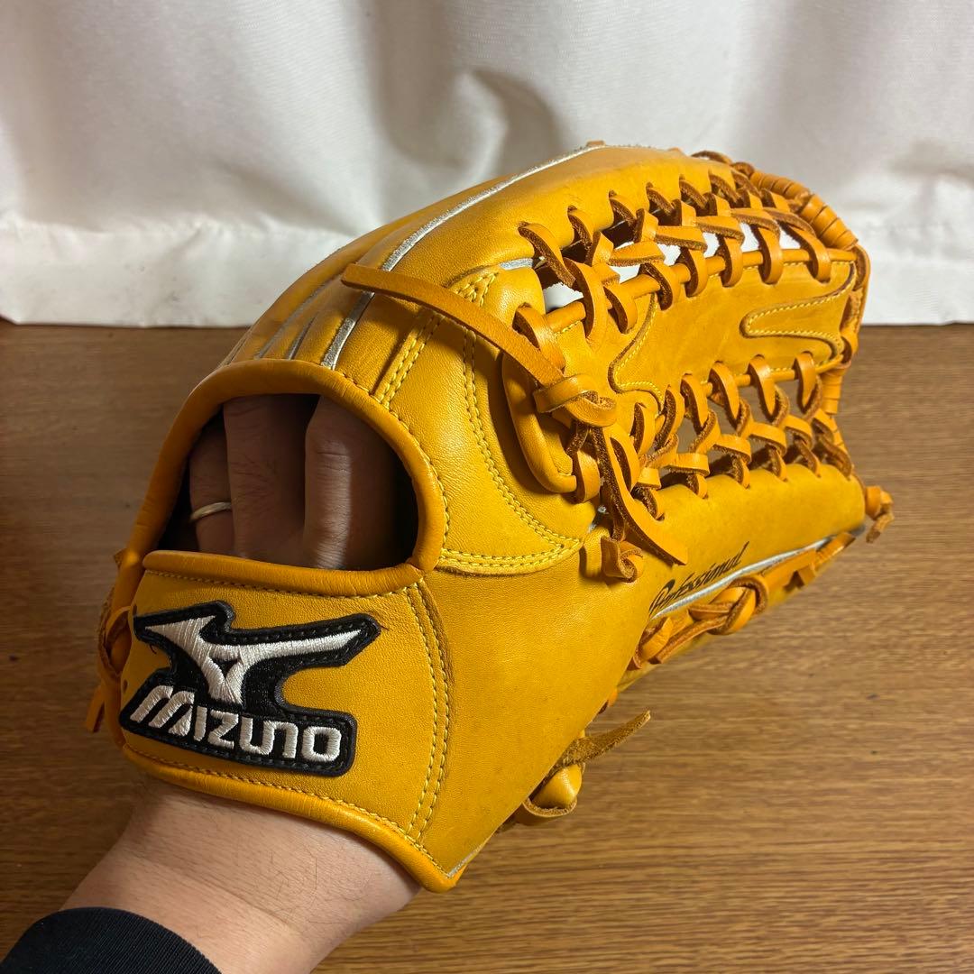 ミズノ プロフェッショナル 一般軟式 グローブ グラブ イチロー 外野用 美品