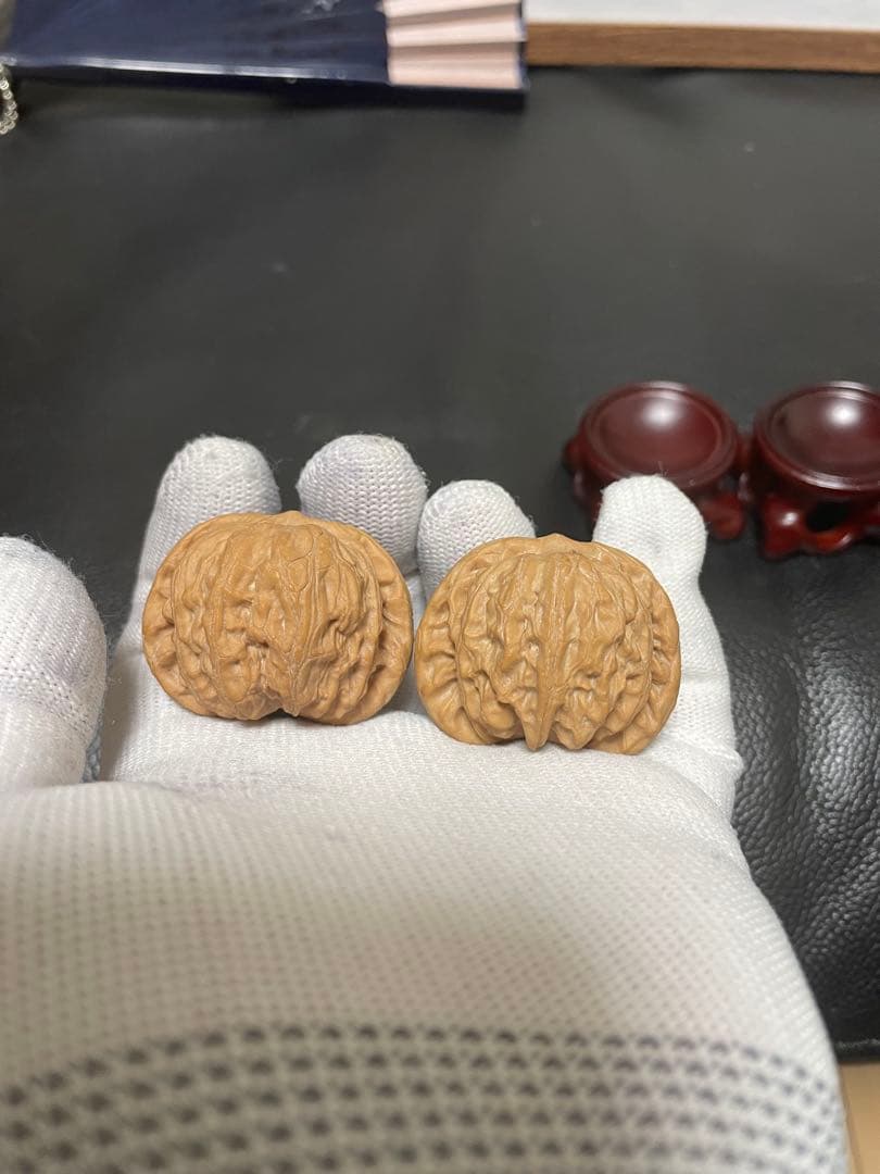 No.495 ❤️遊ぶクルミ 文玩核桃 高級小衆 战鼓 - メルカリ