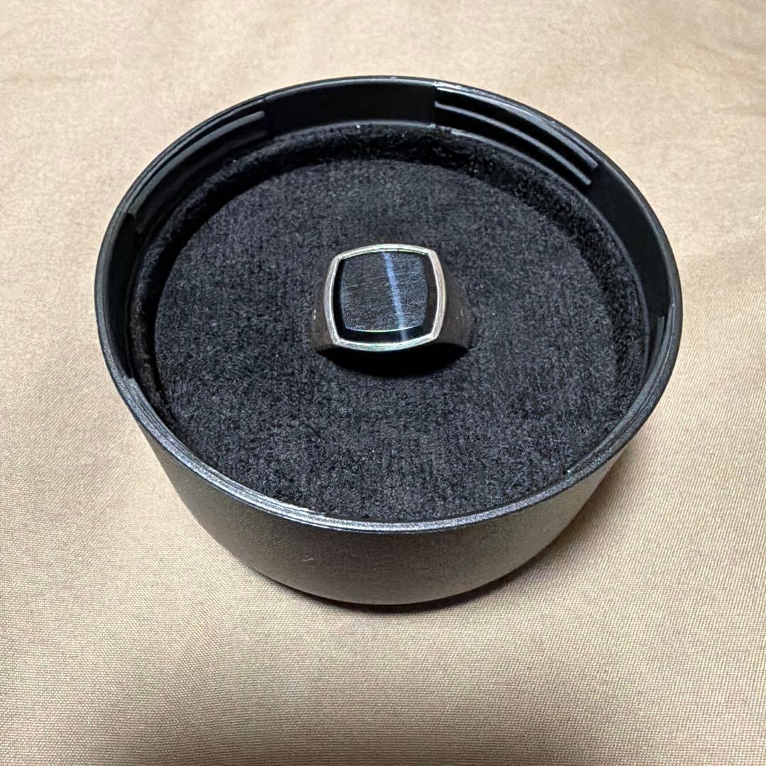 TOMWOOD Cushion Blue Hawk Eye リング 22号