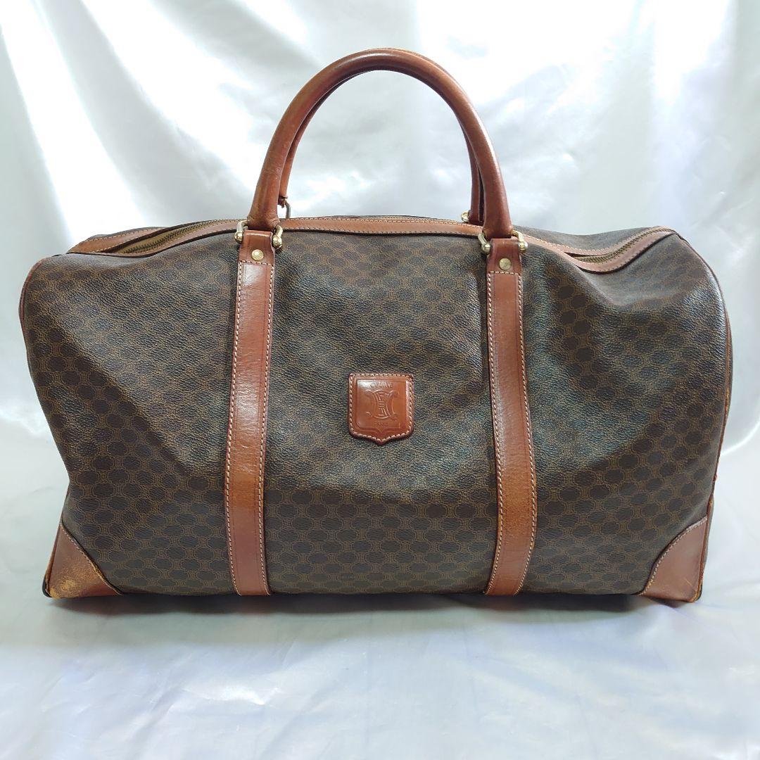 CELINE マカダム柄 ボストンバッグ 旅行カバン