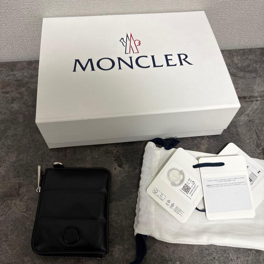 限定価格MONCLER ブラックレザー ケース