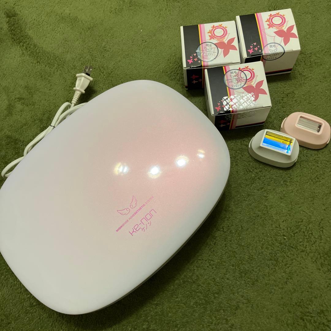 脱毛器ケノンver.7.2カートリッジ使用済2種と新品３種セット