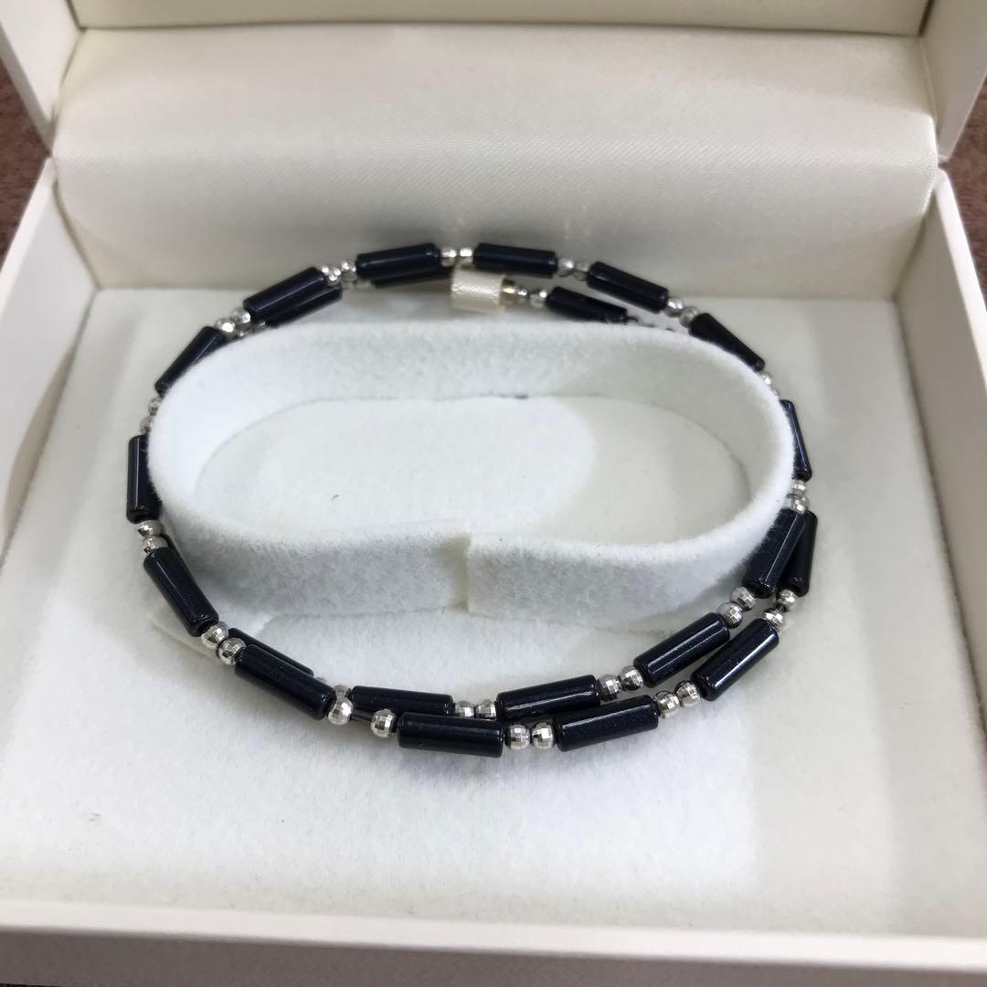 Lill one STAR リルワンスター ブレスレット ネイビー箱付