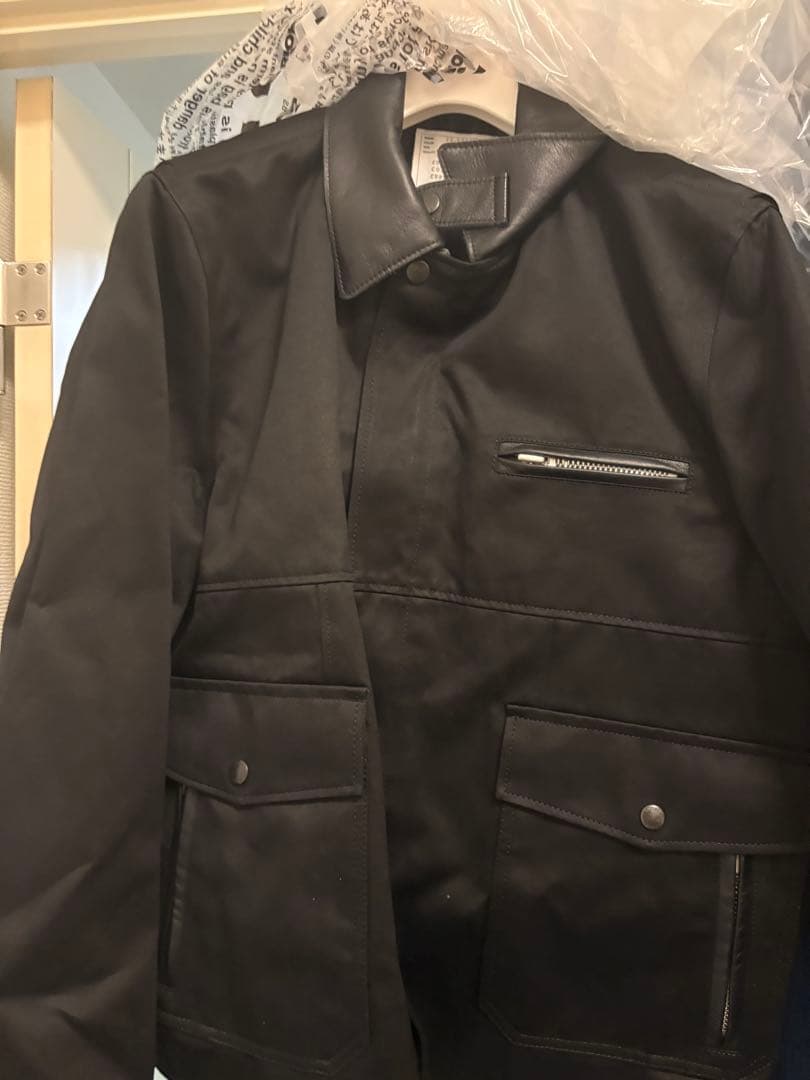 sacai Cotton Chino Blouson 26SS 襟レザーサイズ1 - メルカリ