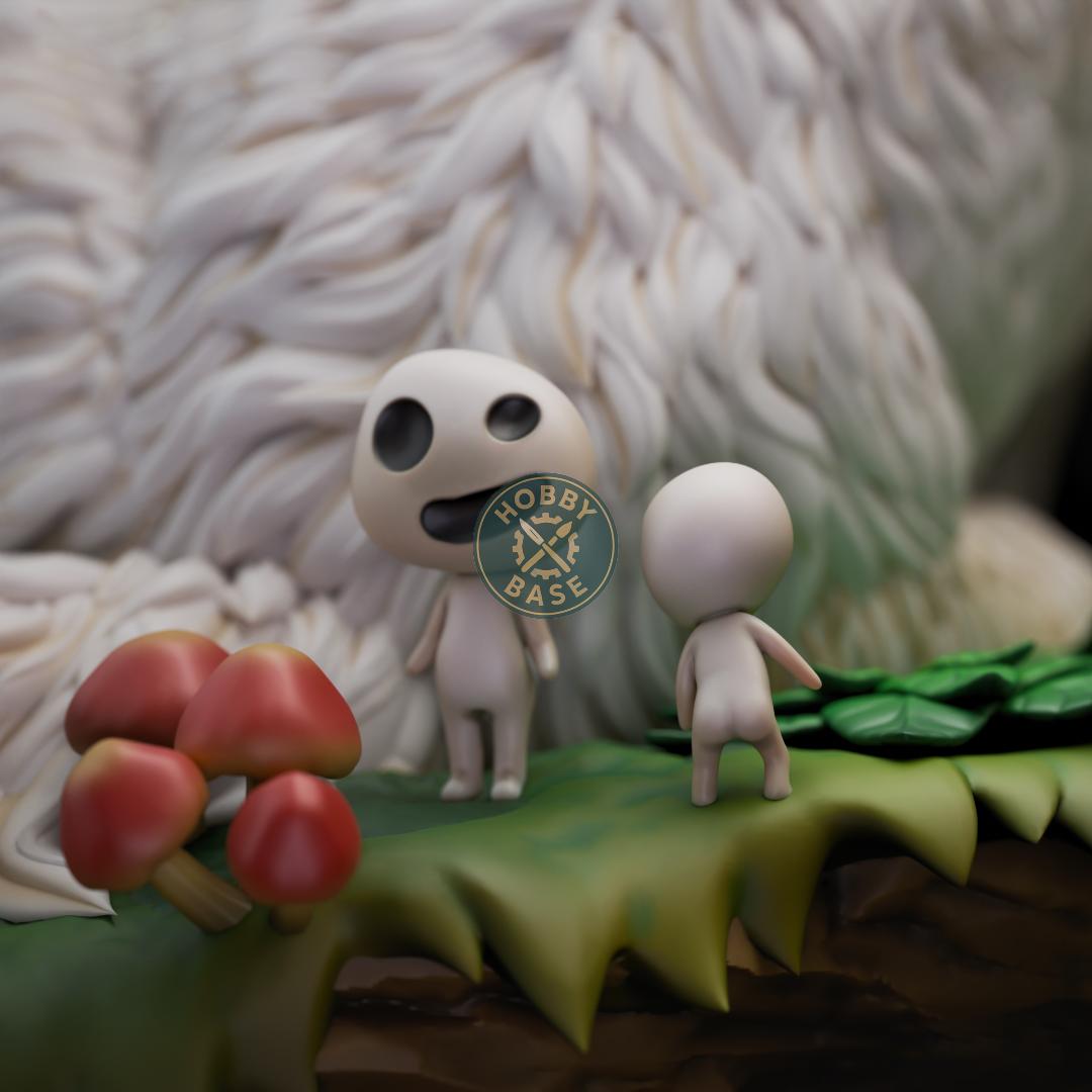 限定1点】1/8 ガレージキット ジオラマ 未組立 レジン もののけ姫風