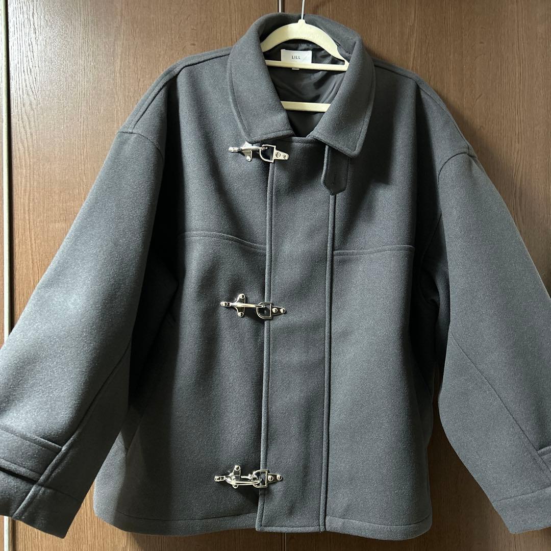 LILLショート丈メルトンファイヤーマンブルゾン(チャコール) - メルカリ