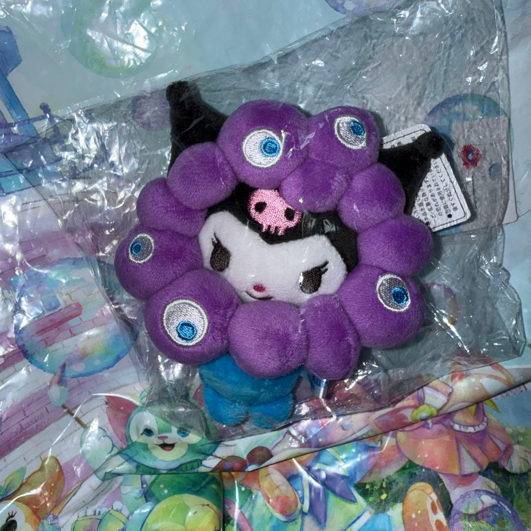 新品】クロミ ミャクミャク カラビナ マスコット ぬいぐるみ - メルカリ