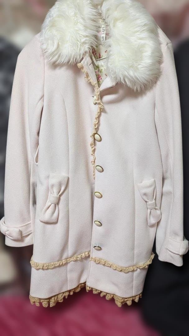 LIZ LISA ピンク コート 淡いピンク色です 1回着用クリーニング済