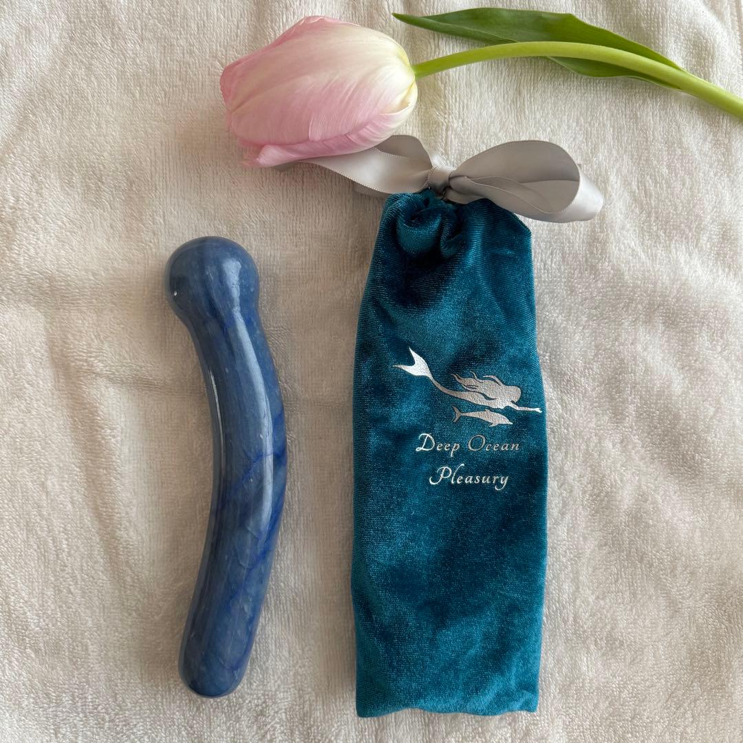 ブルーアベンチュリン　ヨニワンド　Deep Ocean Pleasury