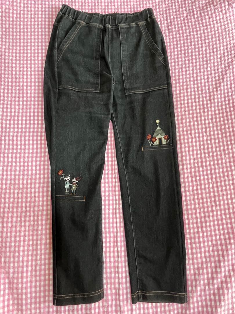 【最終値下げ】アルベロベロ　デニムパンツ