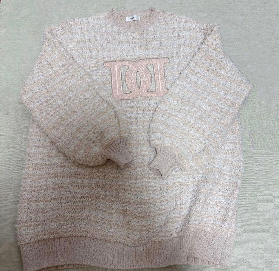 Darich DDロゴツイードニットプルオーバー PNK ダーリッチ - メルカリ