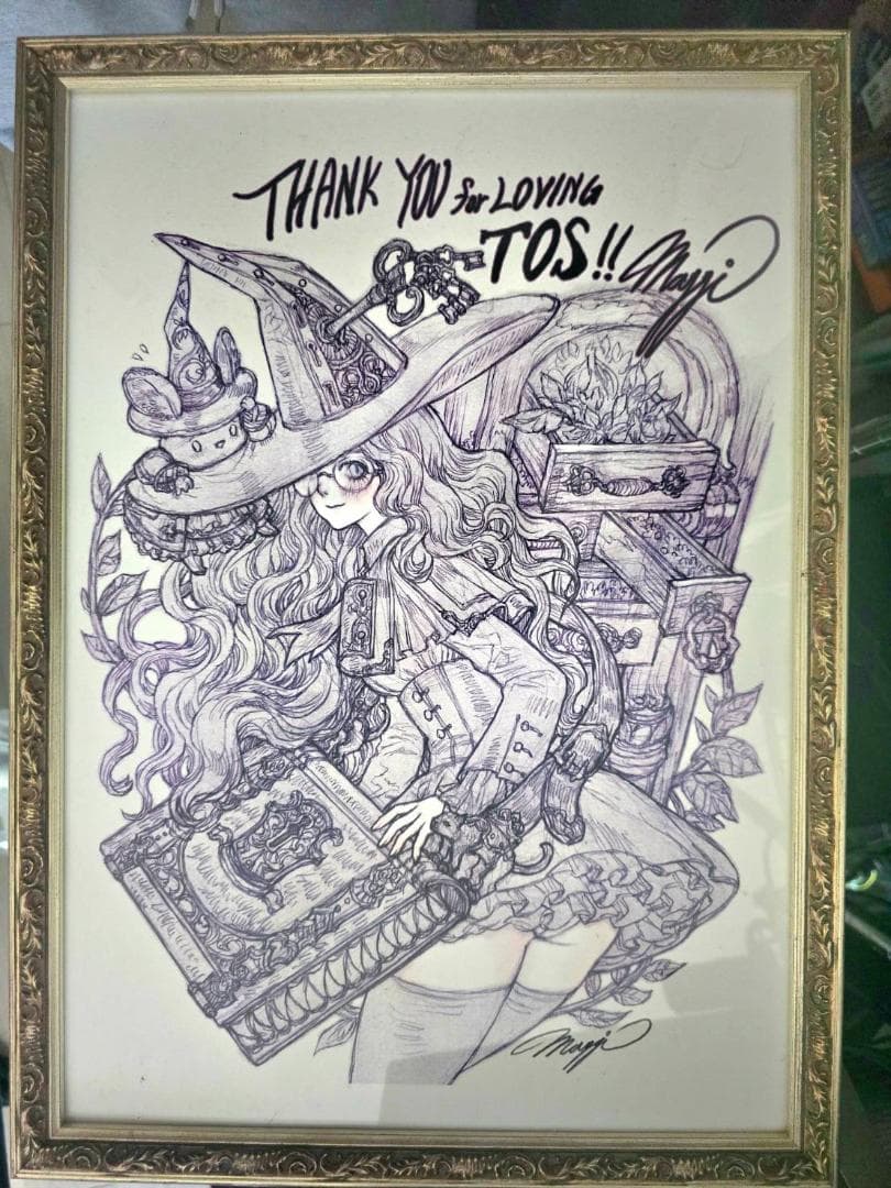 【非売品】tree of savior　描き下ろしイラスト　 直筆サイン入り