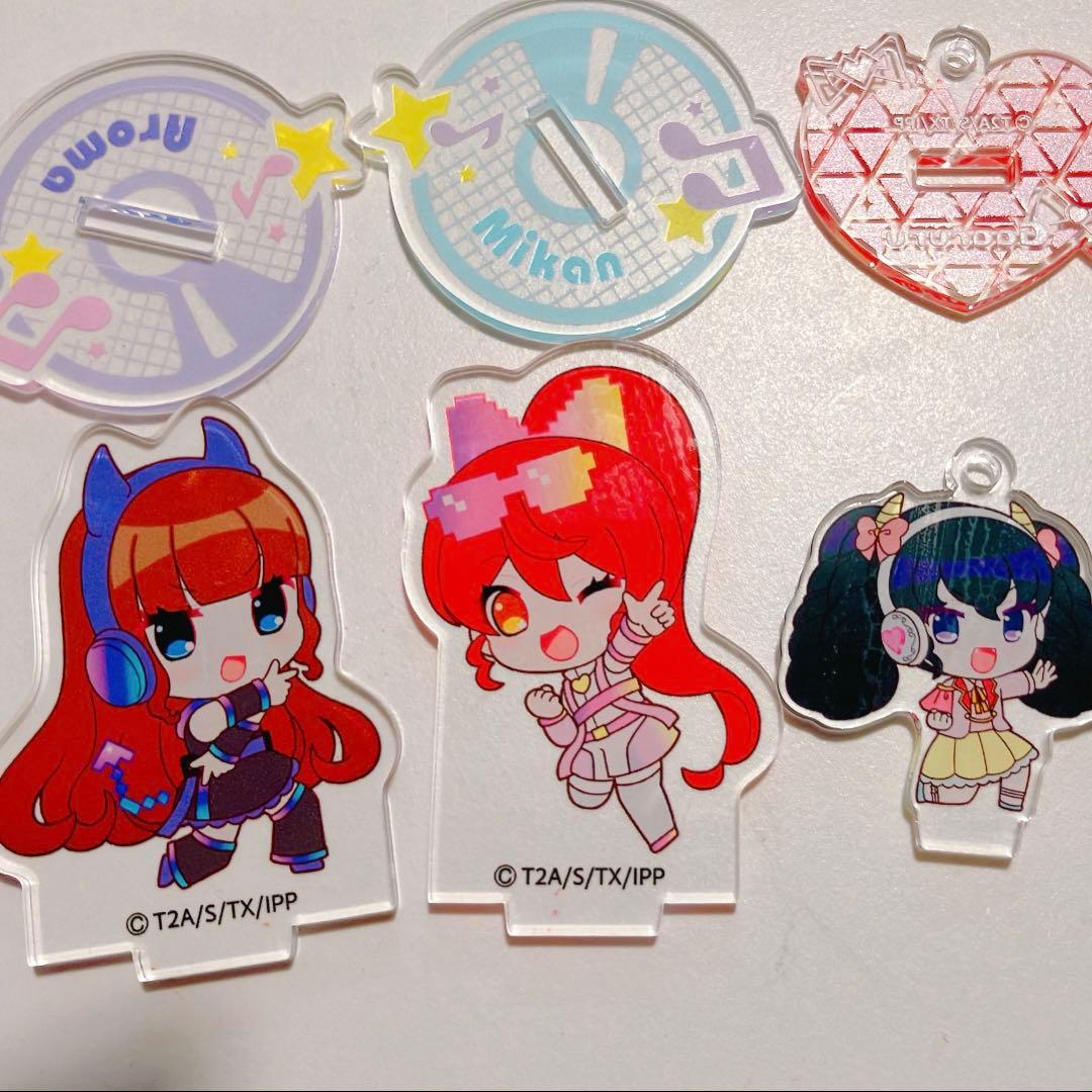 プリパラ プチアクリルスタンド 黒須あろま白玉みかんガルマゲドン