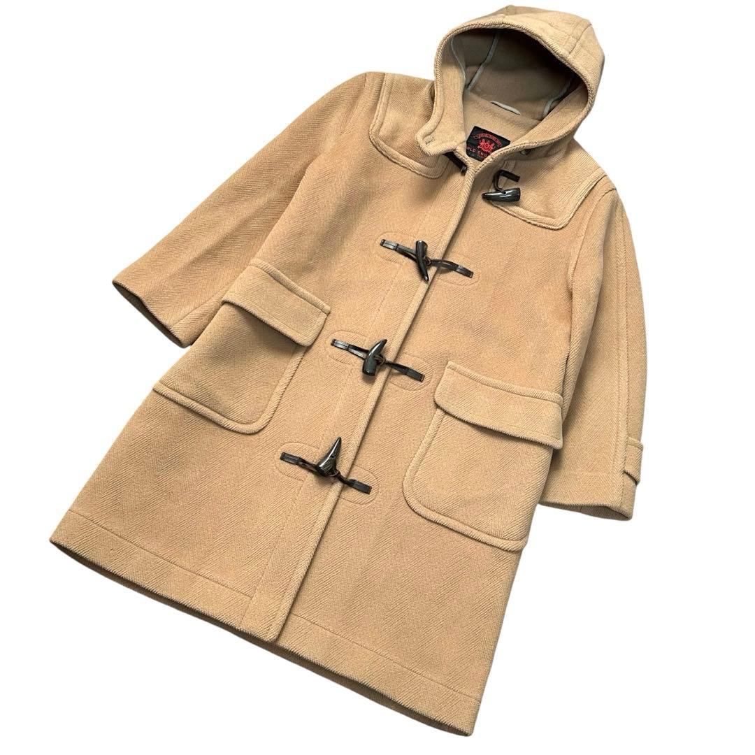 オールドイングランド ダッフルコート ヘリンボーン キャメル - メルカリ