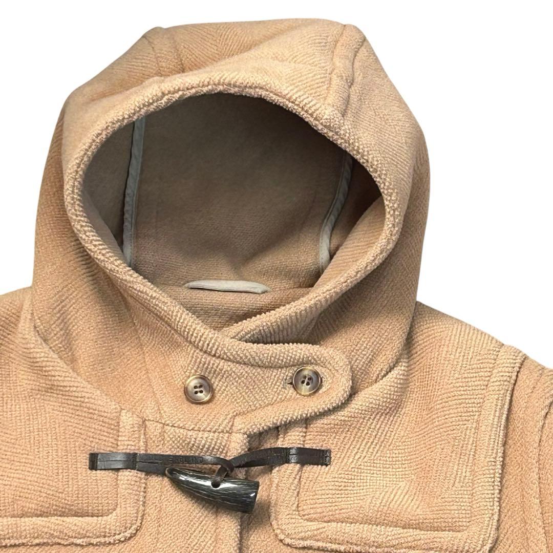 オールドイングランド ダッフルコート ヘリンボーン キャメル - メルカリ