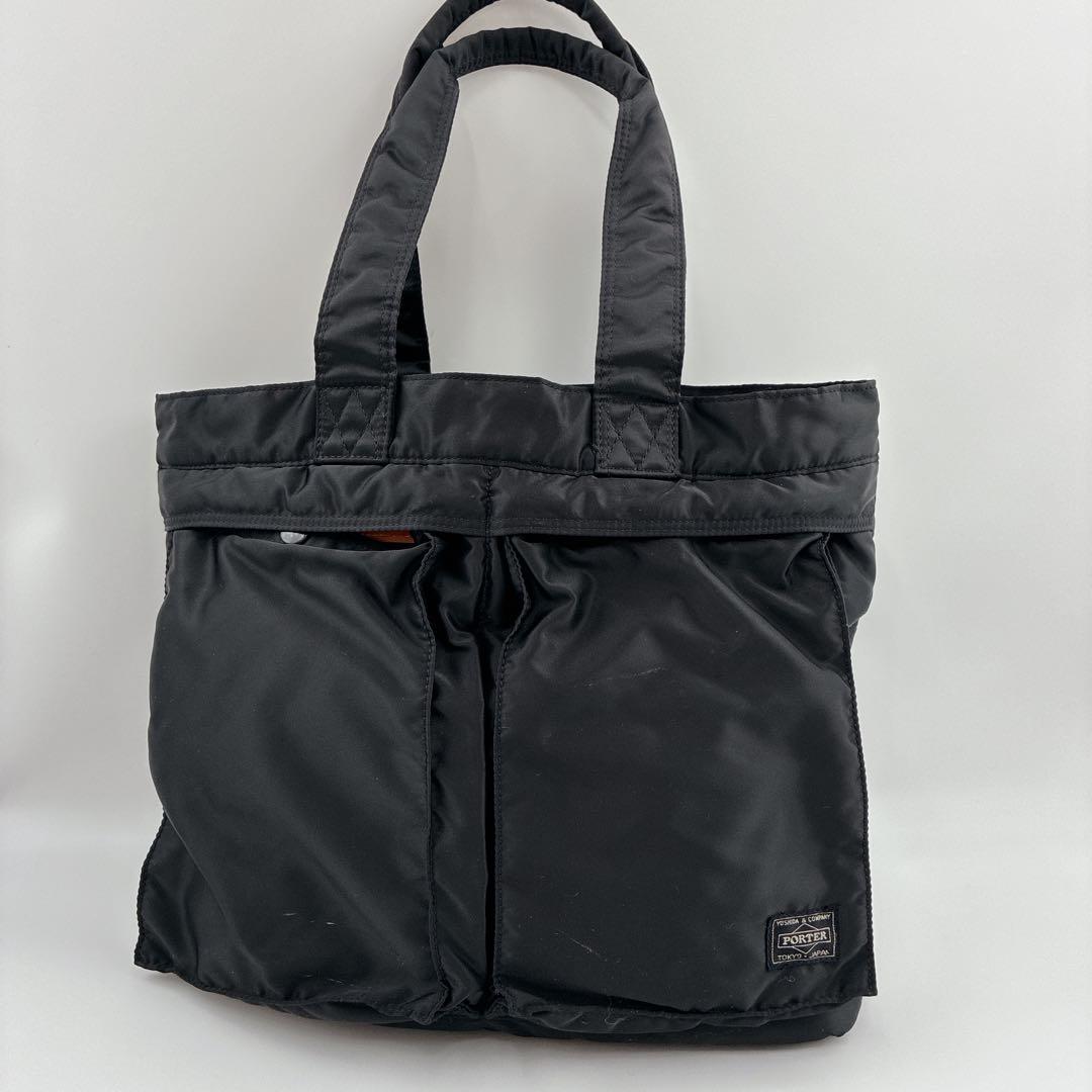 美品✨PORTER ポーター タンカー トートバッグ　ブラック 吉田カバン