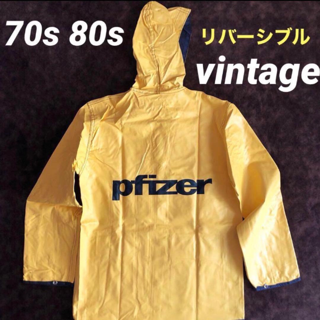 【レア80s】ファイザー　リバーシブル フード付きアウター レインジャケット 楽天市場】♪M~2XL展開♪2色 2way リバーシブル アウター ブルゾン