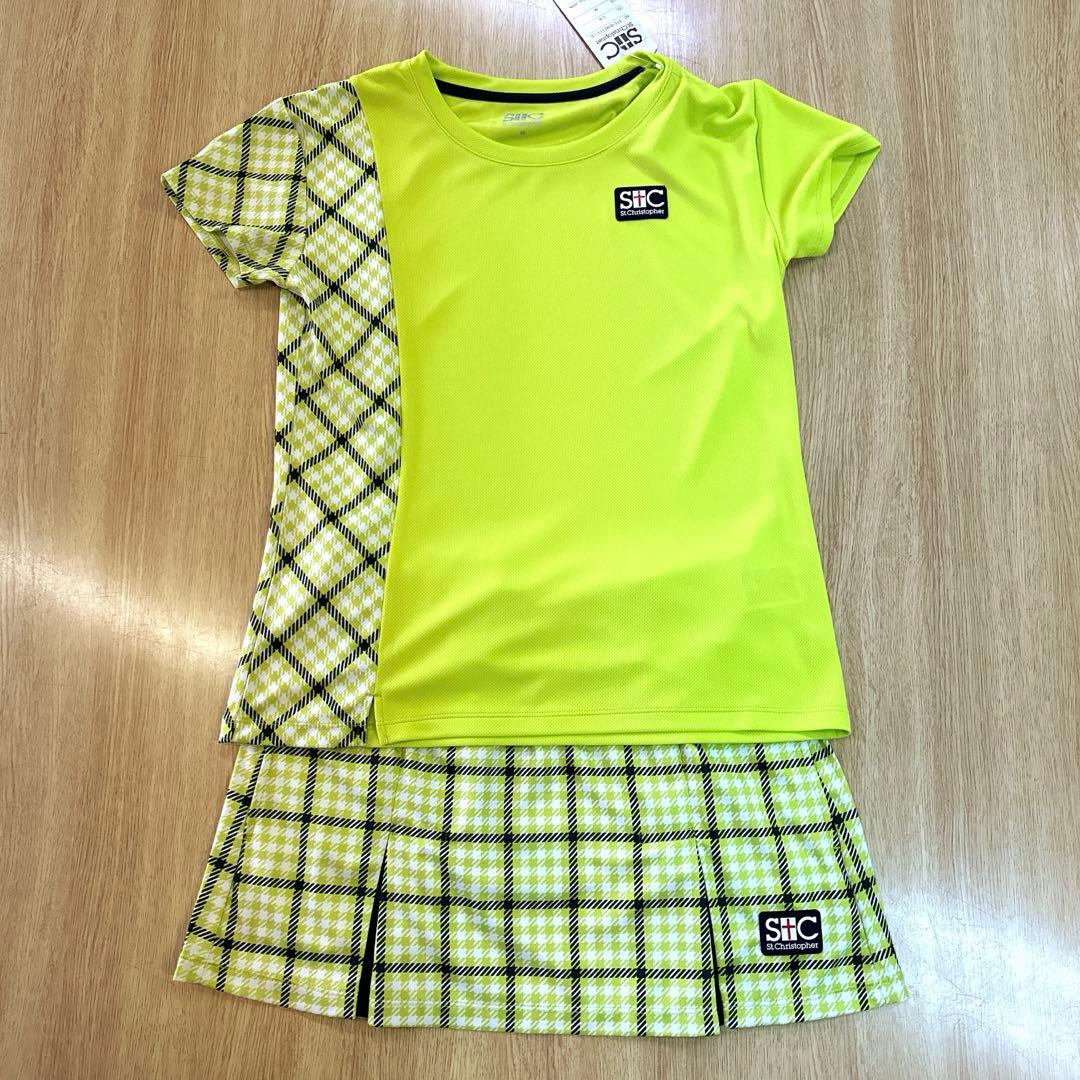 セントクリストファー レディーステニスウエア ゲームシャツスコートセットアップM