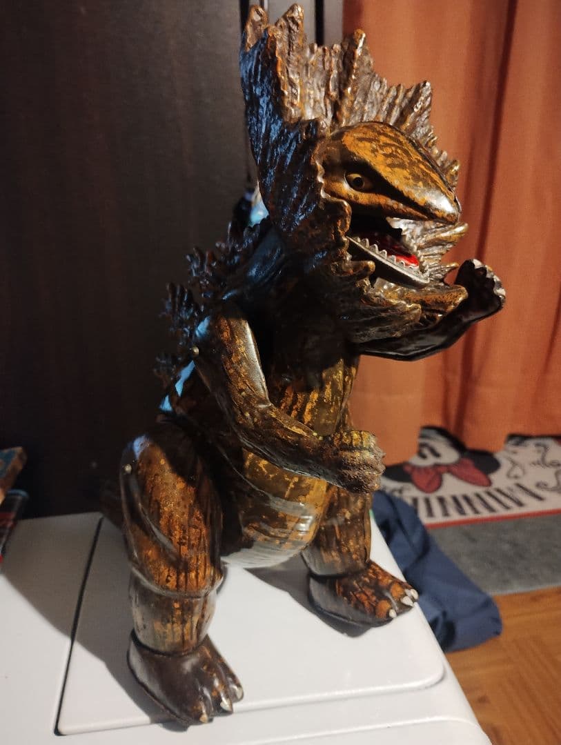 ブルマァク　ジラース　ブリキ ブルマァク電動ブリキ歩行『えりまき怪獣 ジラース』【当時品デッド