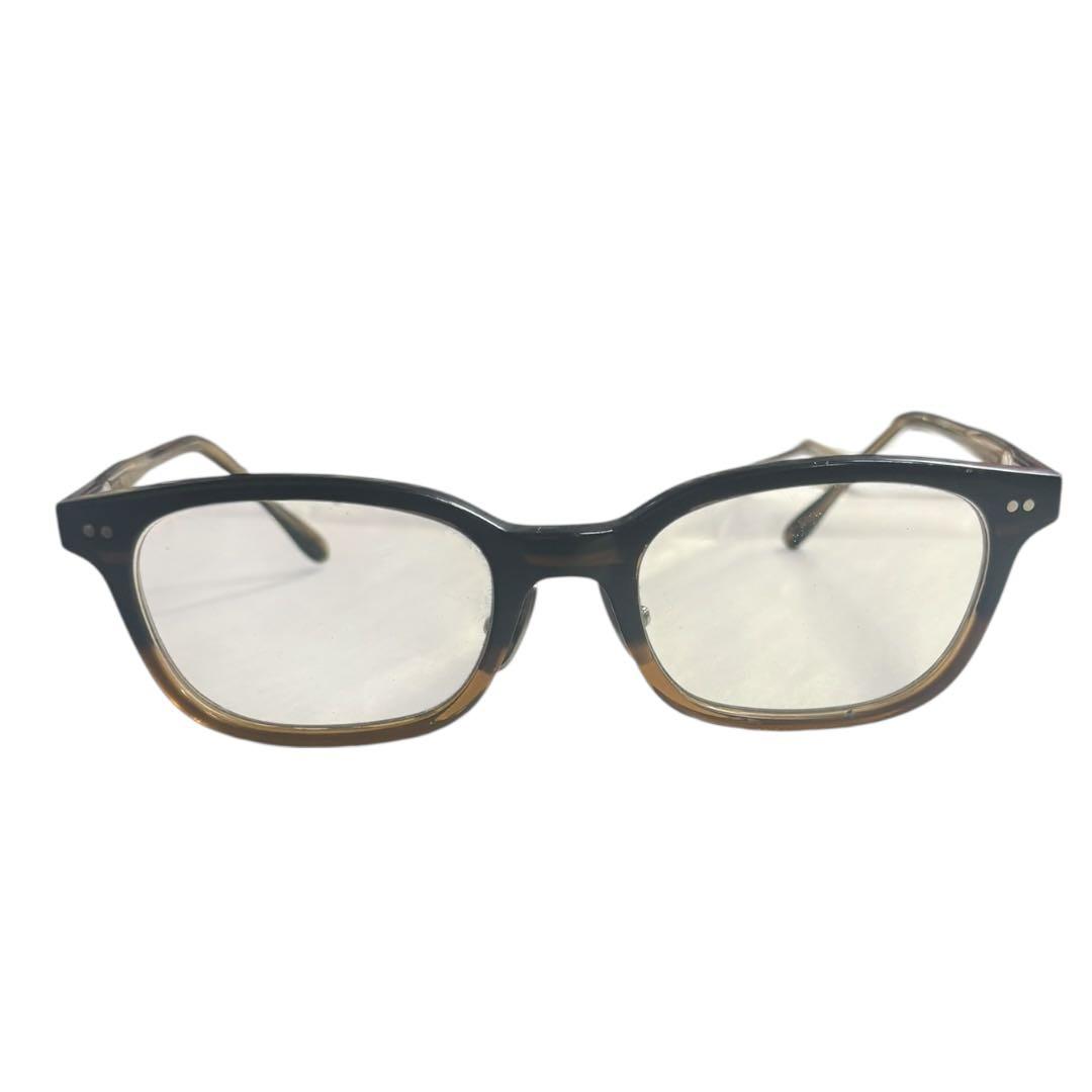 EVE un BLUE メガネ　ウェリントン　フレーム　ブラウン　度あり いま大注目！メガネブランド「EVE un BLUE（イヴアンブルー）」を細部