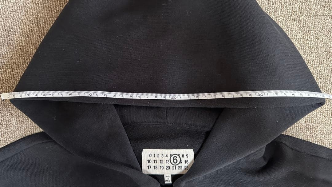 最終値下げMaison Margiela MM6 24SS ジップフーディー 黒 - メルカリ