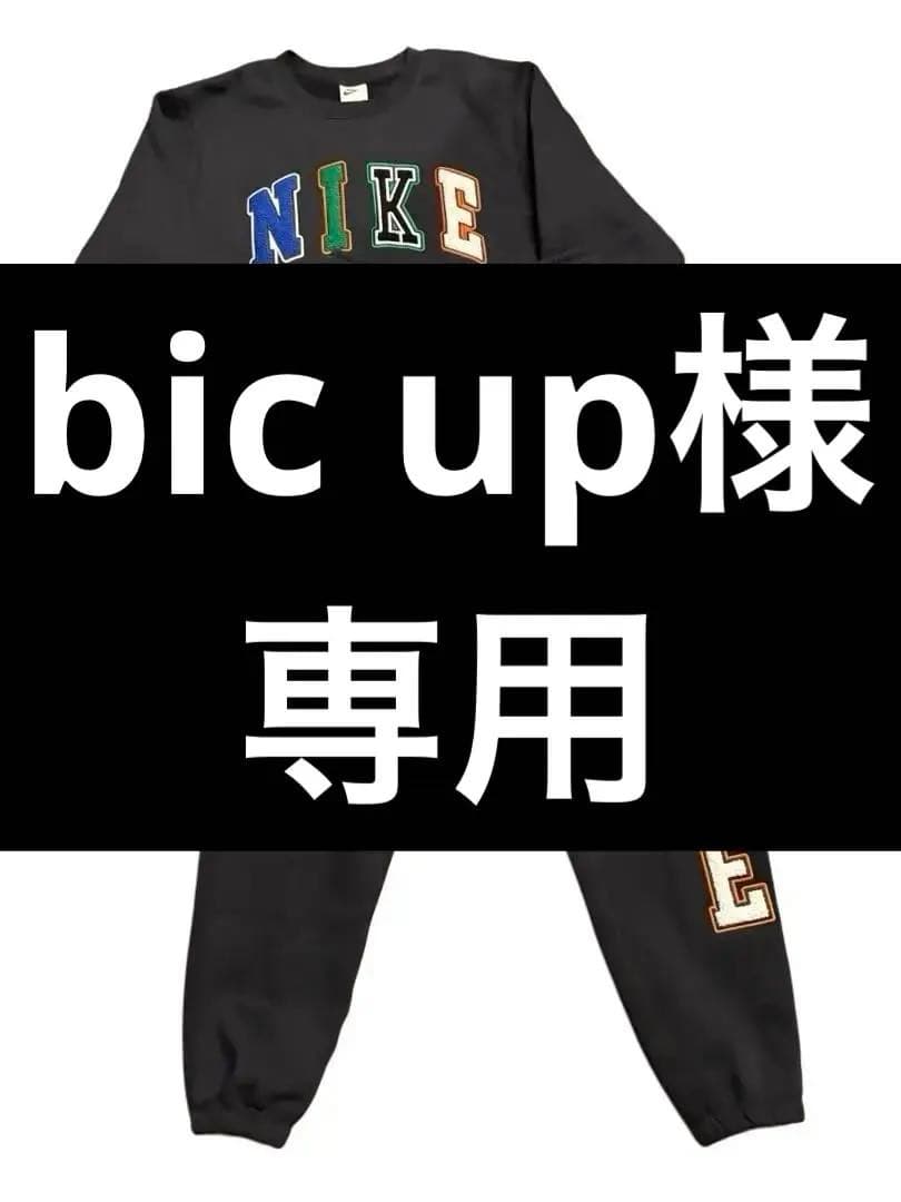 Bic upNIKE 刺繍ロゴ セットアップ 希少カラー 上下セット