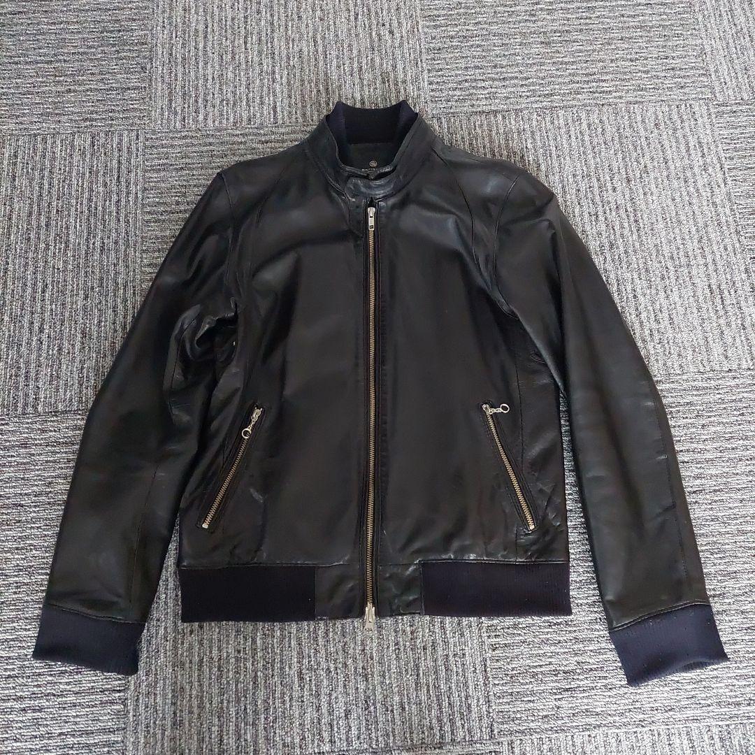 BEAUTY&YOUTH シングルライダース レザージャケット Mサイズ BEAUTY＆YOUTH UNITED ARROWS 革ジャン ライダース シープレザー