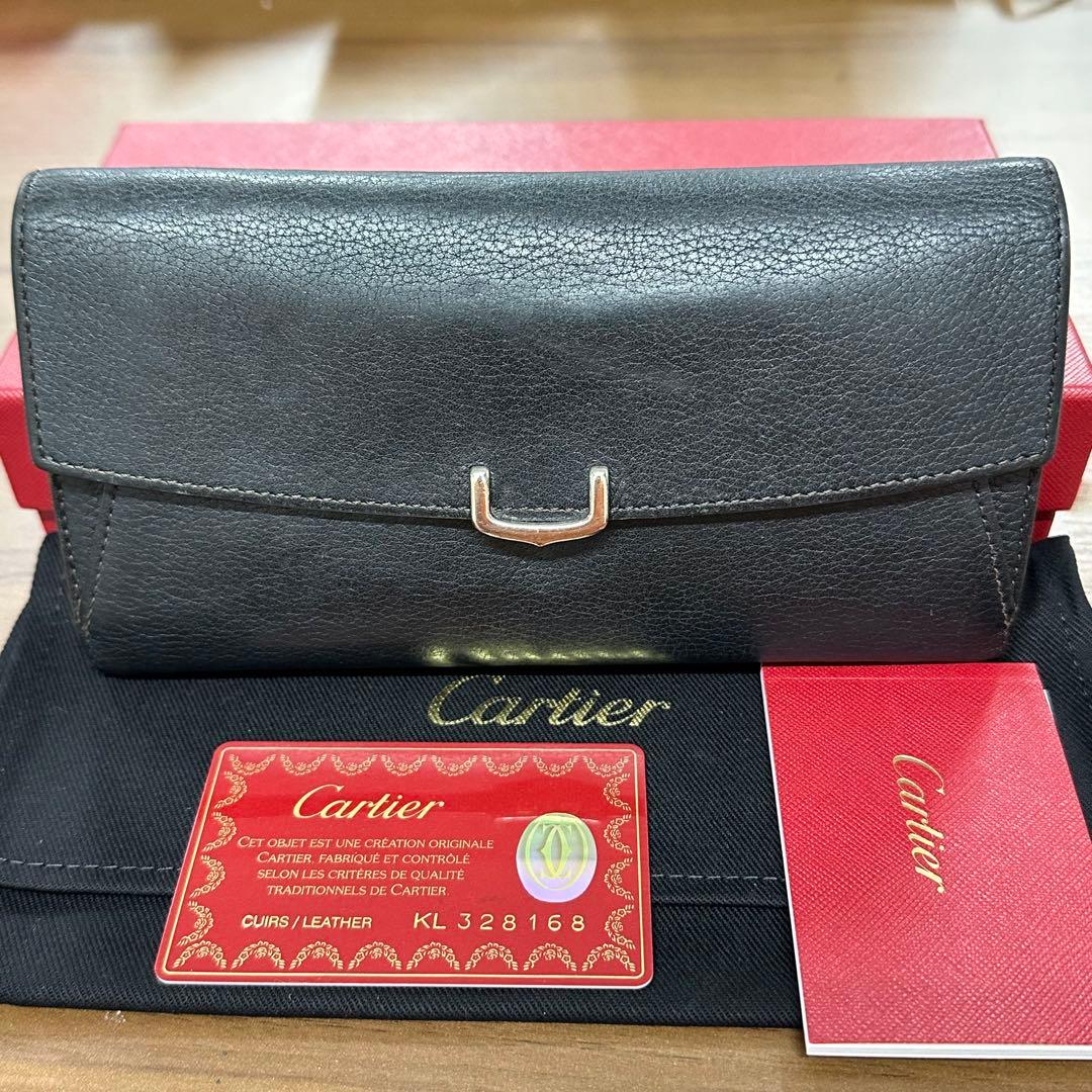 新品同様‼️ カルティエ　Cartier 財布　長財布　Cドゥ