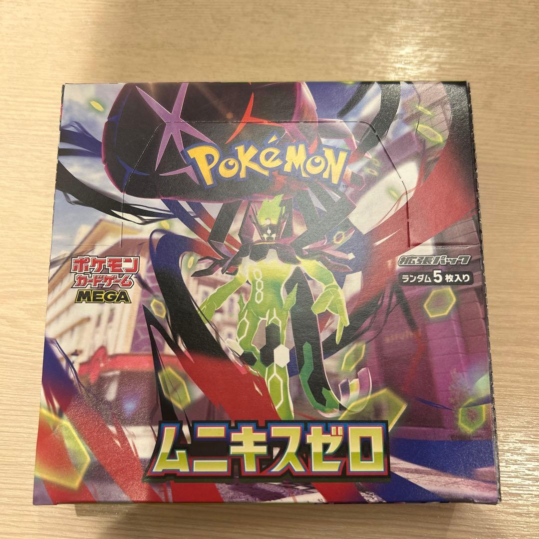 新品未開封 ポケカ ムニキスゼロ 1BOX シュリンク無し - メルカリ